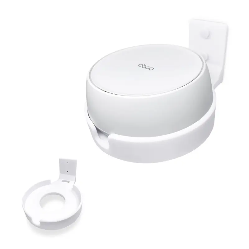 Screwless Wall Mount for TP-Link Deco BE25 Router, Easy To Install Holder, Adhesive & Screw In
