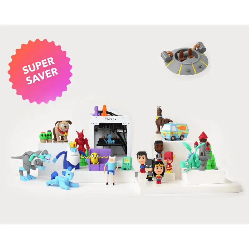 Toybox Alpha One 3D Printer Super Saver Bundle