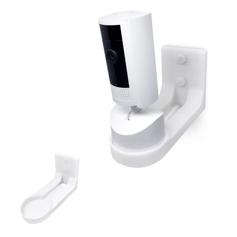 Wall Mount for Ring Pan-Tilt Indoor Camera  Easy Install Custom Fit Bracket with 3M VHB Tape & Screws for Secure Mounting  Better Viewpoint & Stability