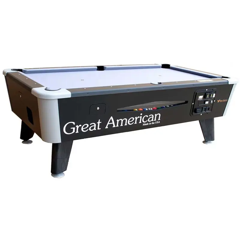 Black Diamond Coin Operated 6' 12V DC Pool Table