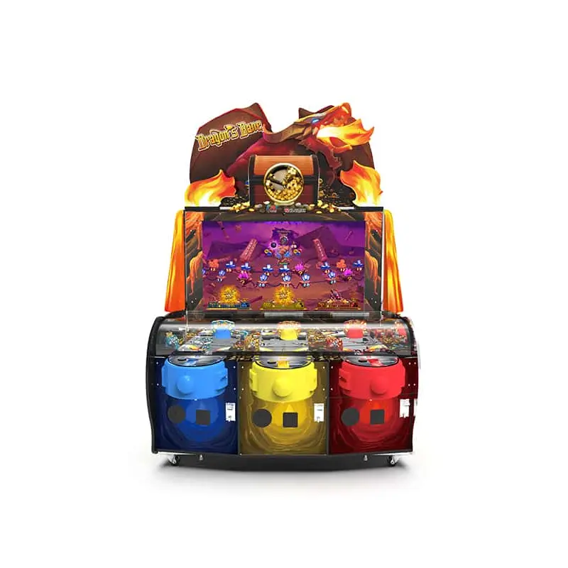 Dragons Bane 3 Player Arcade Coin Pusher
