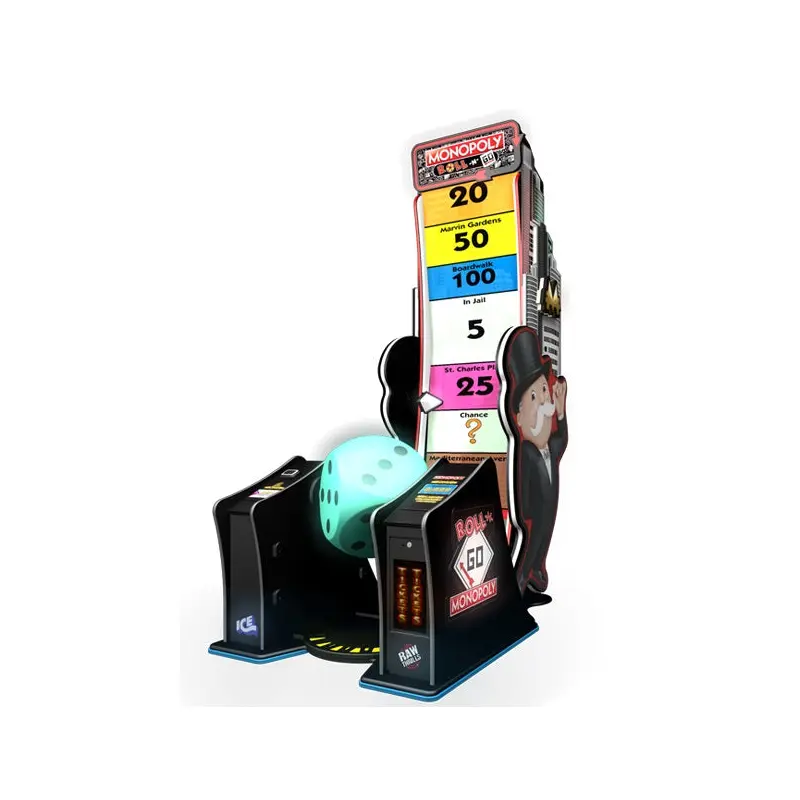 Monopoly Roll N Go Ticket Arcade Game