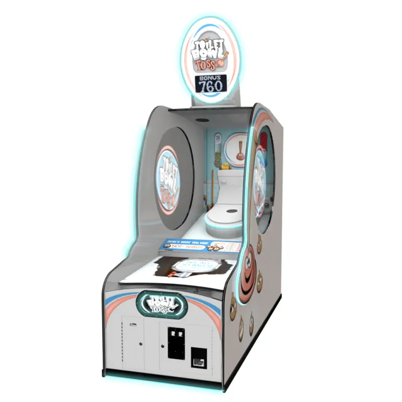 Toilet Bowl Toss Arcade Ticket Game