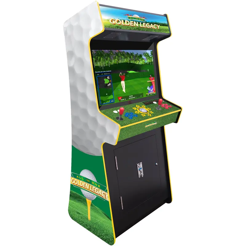 2P Slim 32" Golf Arcade Game Machine | 2P Golden Legacy Golf Edition