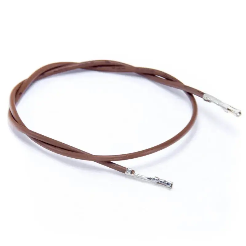 Brown 22 awg Wire, 2 x female header, 25cm