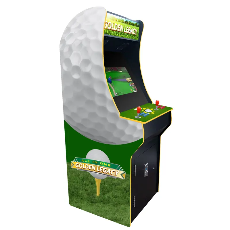 Classic 22" Golf Arcade Game Machine | 2P Golden Legacy Golf Edition