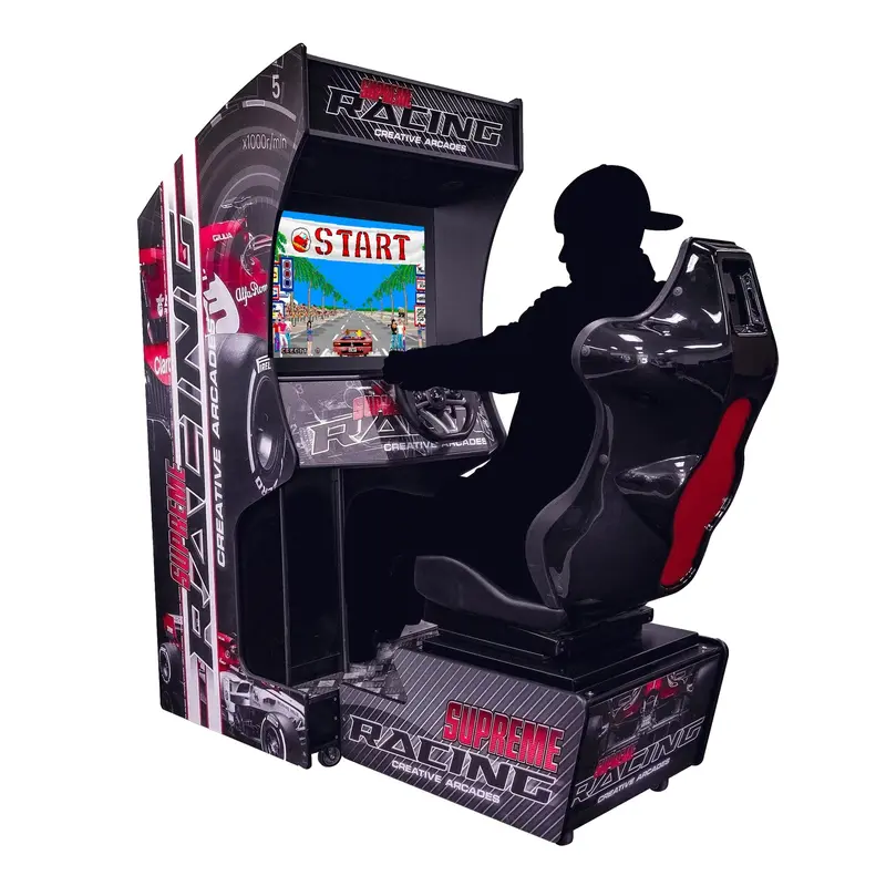 Classic Racing Arcade Machine | Up to 205 Classic Racing Games | No Wifi Access