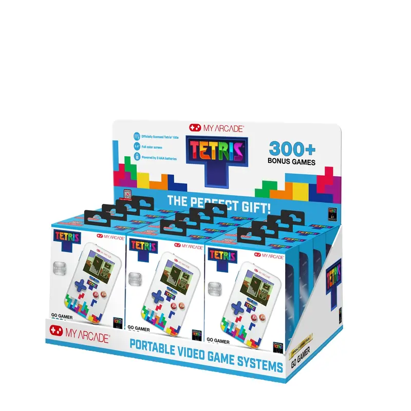 TETRIS GO GAMER (301 GAMES IN 1) TRAY -12 PCS