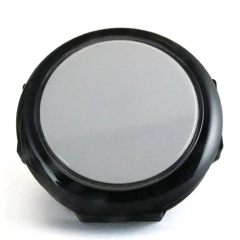 Big White/Black 90mm LED Pushbutton