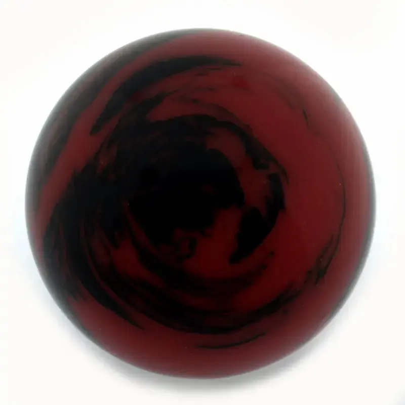 Butteroj Red & Black Marble 38 mm Ball Top