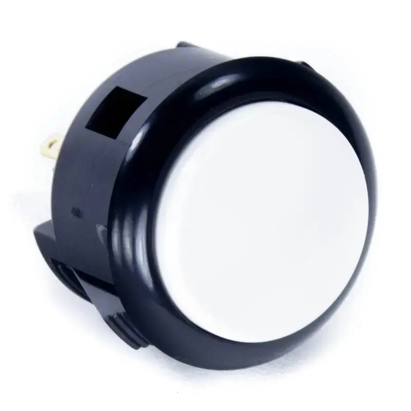 Sanwa OBSF-30 Snap-in Button - Black & White