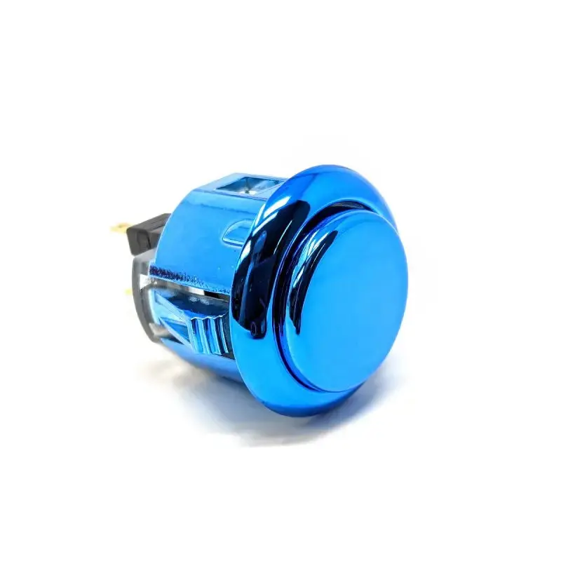 Sanwa OBSJ-24 Snap-in Button - Metallic Blue