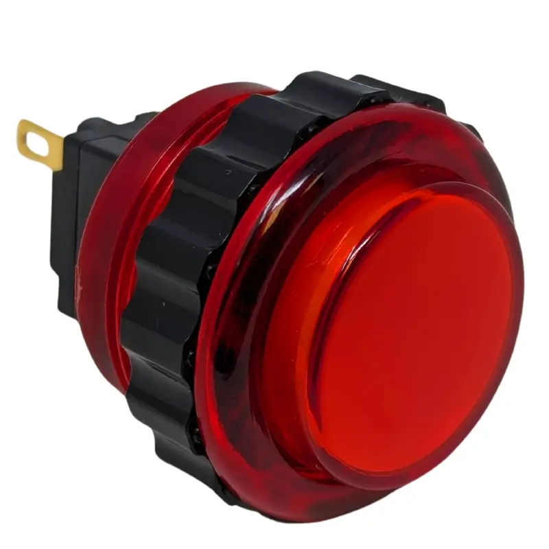 Seimitsu PS-14-DNK 24 mm Screw-in Button - Clear Red