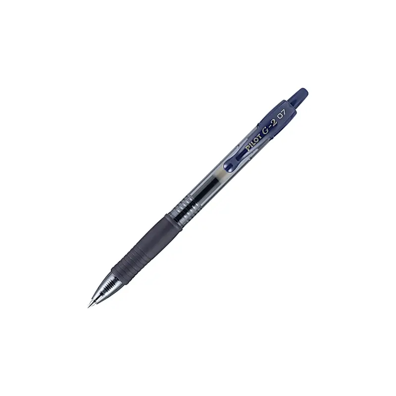 Pilot G2 Retractable Gel Ink Pen Fine 0.7mm - Blue Black