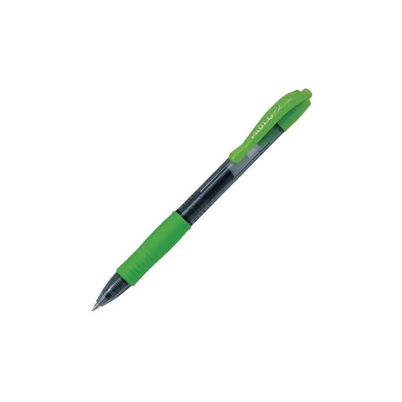 Pilot G2 Retractable Gel Ink Pen Fine 0.7mm - Lime Green