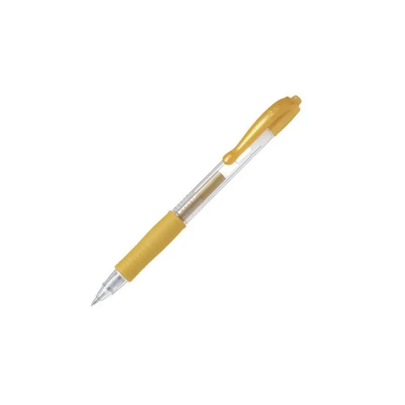 Pilot G2 Retractable Gel Ink Pen Fine 0.7mm - Metallic Gold
