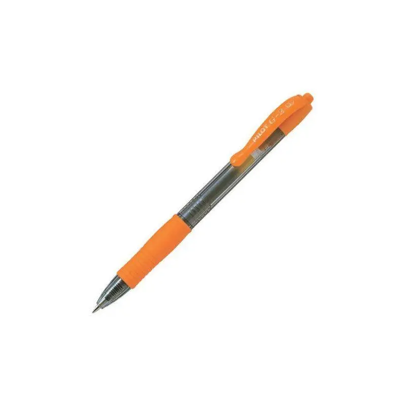 Pilot G2 Retractable Gel Ink Pen Fine 0.7mm - Orange