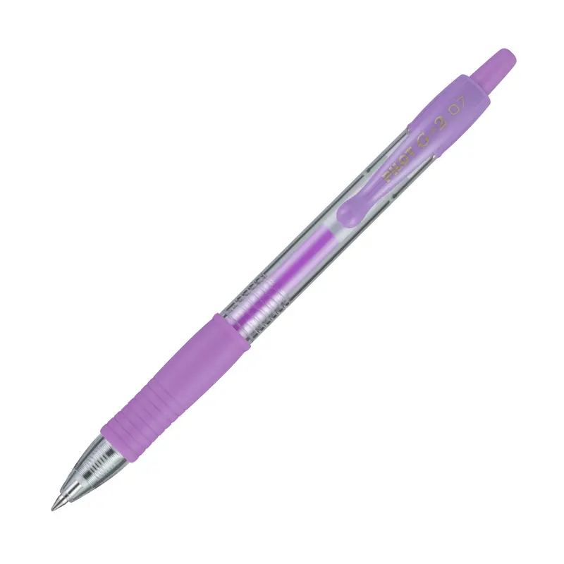 Pilot G2 Retractable Gel Ink Pen Fine 0.7mm - Pastel Violet