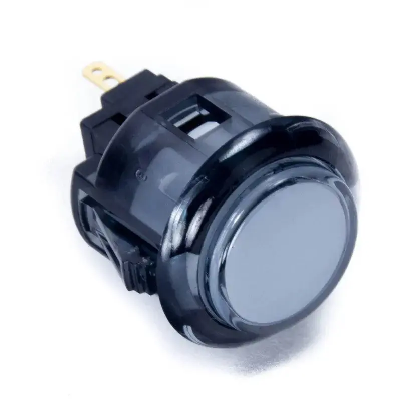 Sanwa OBSC-24 Snap-in Button - Clear Smoke