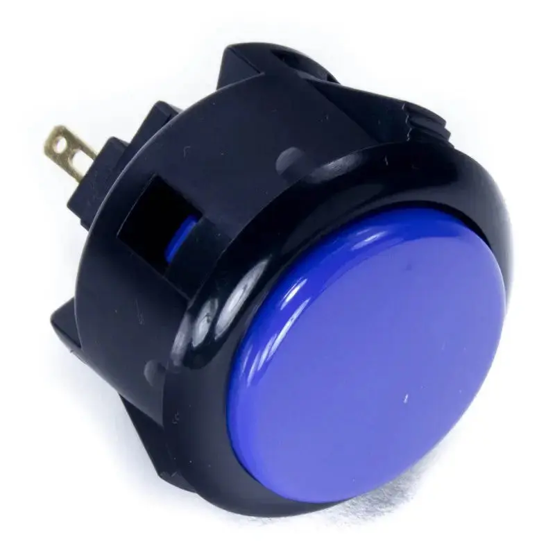 Sanwa OBSF-30 Snap-in Button - Black & Dark Blue