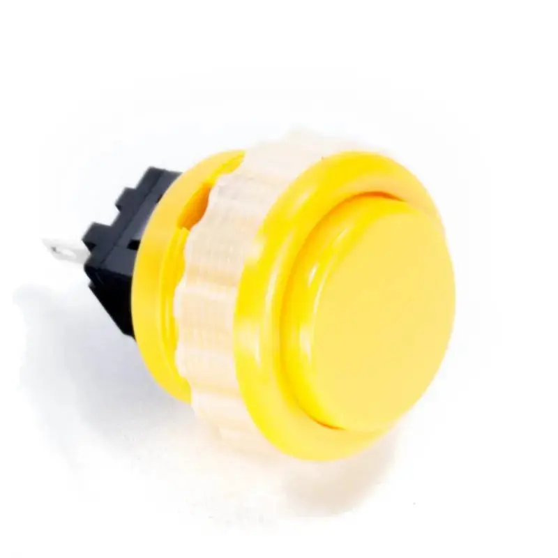 Seimitsu PS-14-DN 24 mm Screw-in Button - Yellow