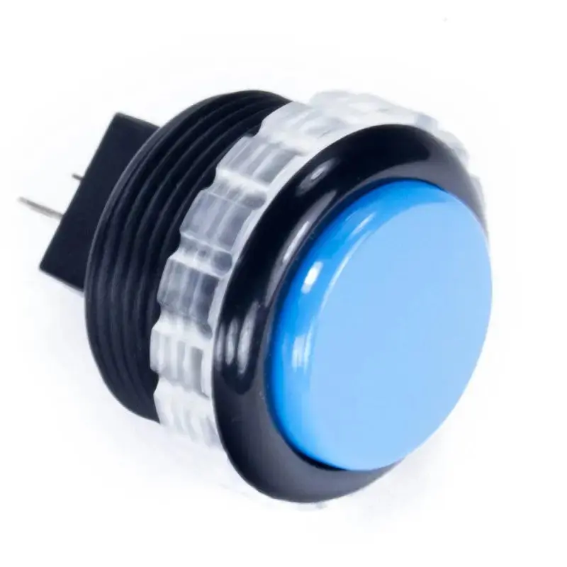 Seimitsu PS-14-GN 30 mm Screw-in Button - Black & Blue