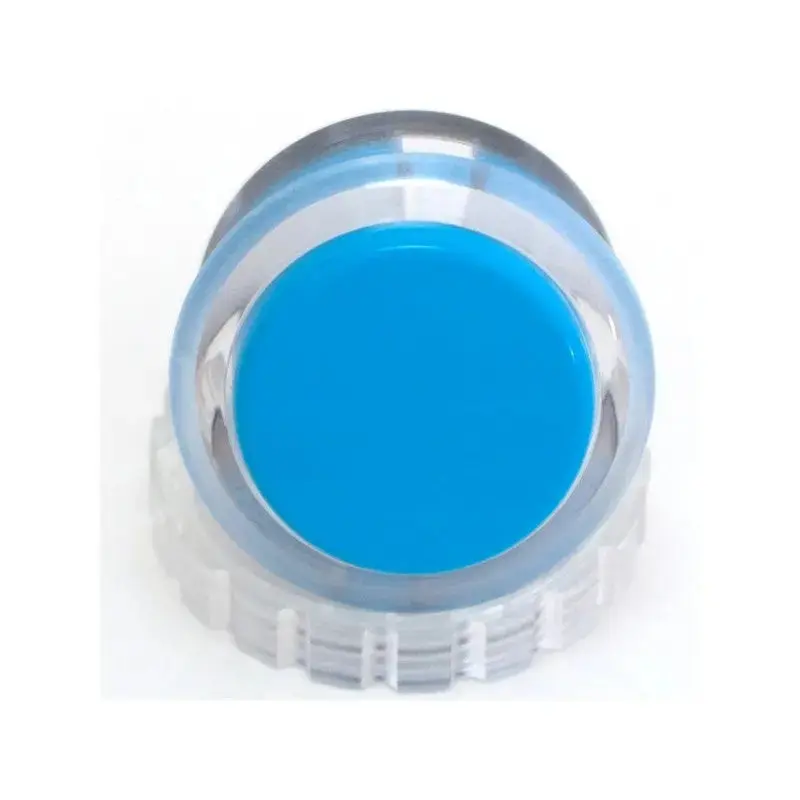 Seimitsu PS-14-KN 30 mm Screw-in Button - Clear White & Blue