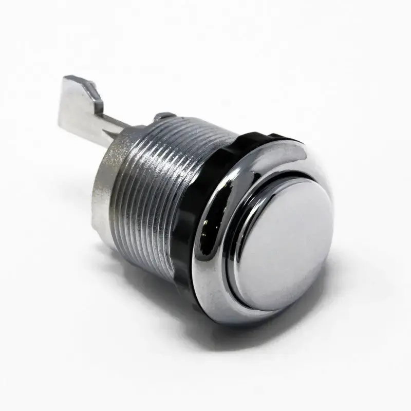 Yenox Style Convex Button - Chrome