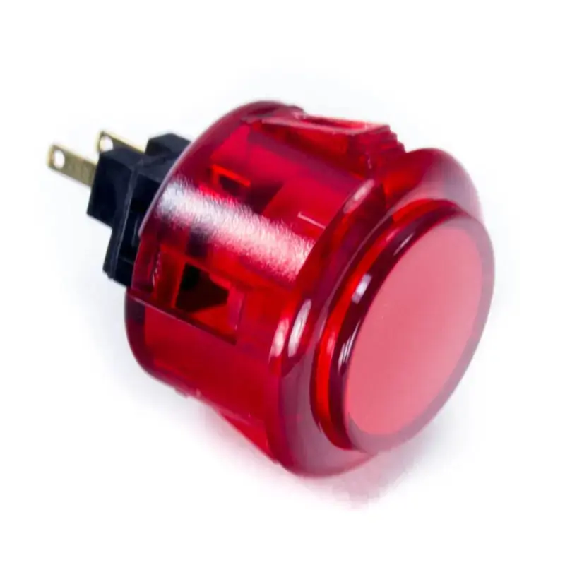 Jyuee Ang G102CL-PC 30 mm Snap-in Button - Clear Red