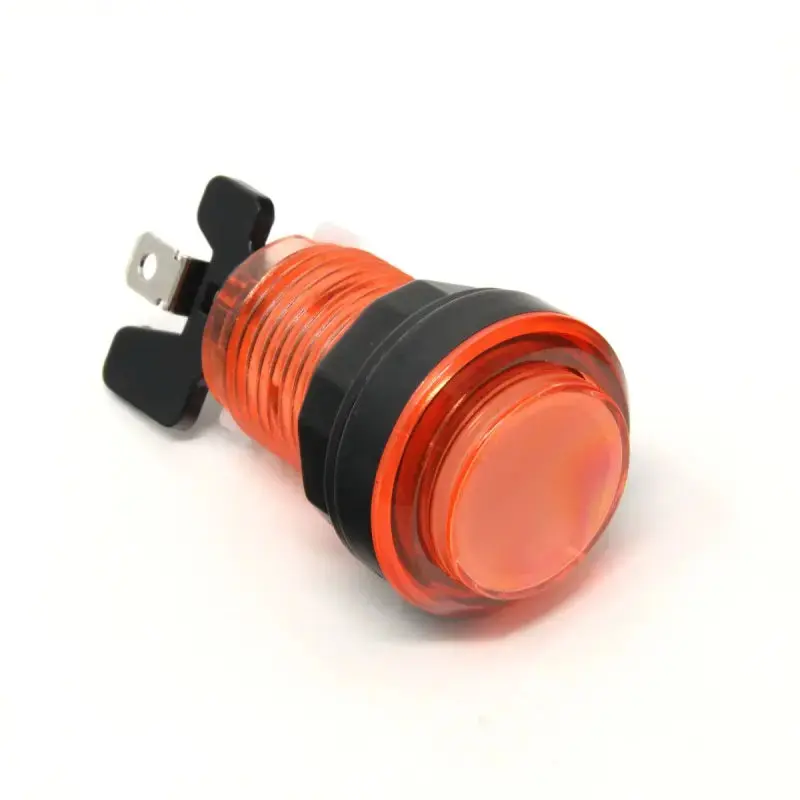 Paradise LED Button - Translucent Orange