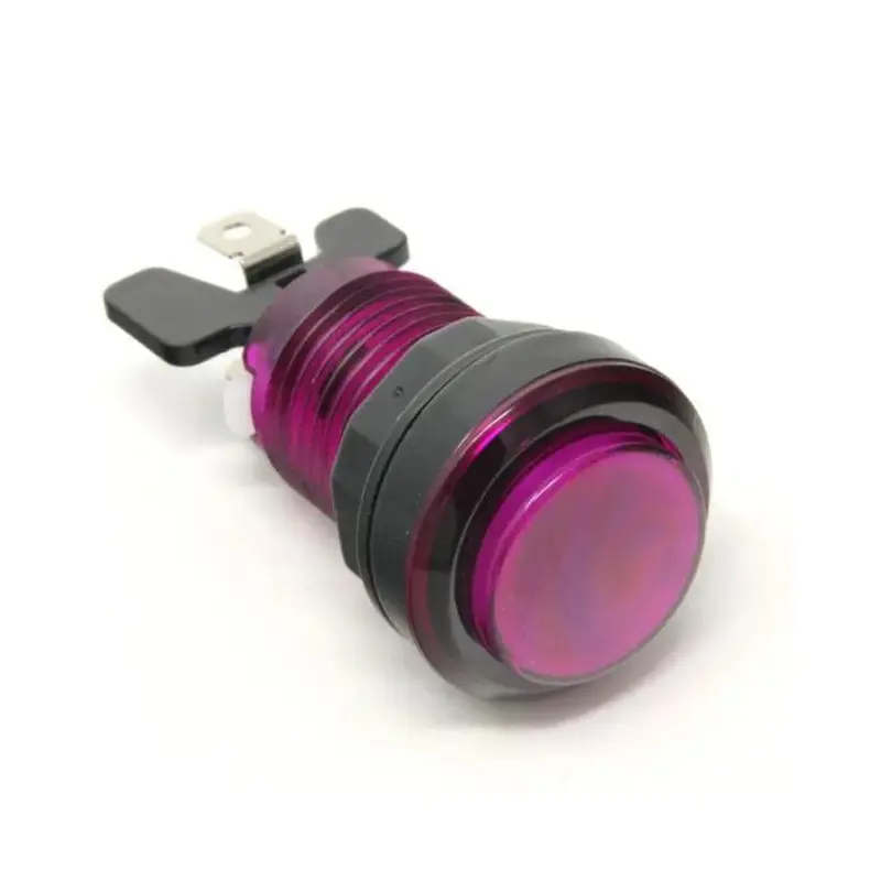 Paradise LED Button - Translucent Purple