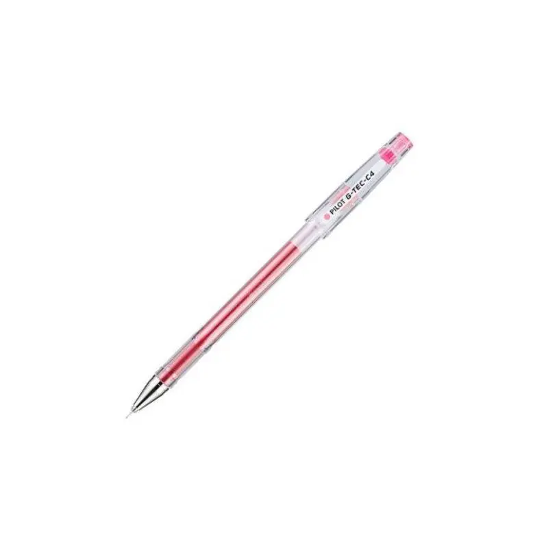 Pilot G-Tec C4 Extra Fine Needle Tip Gel Pen 0.4mm - Pink