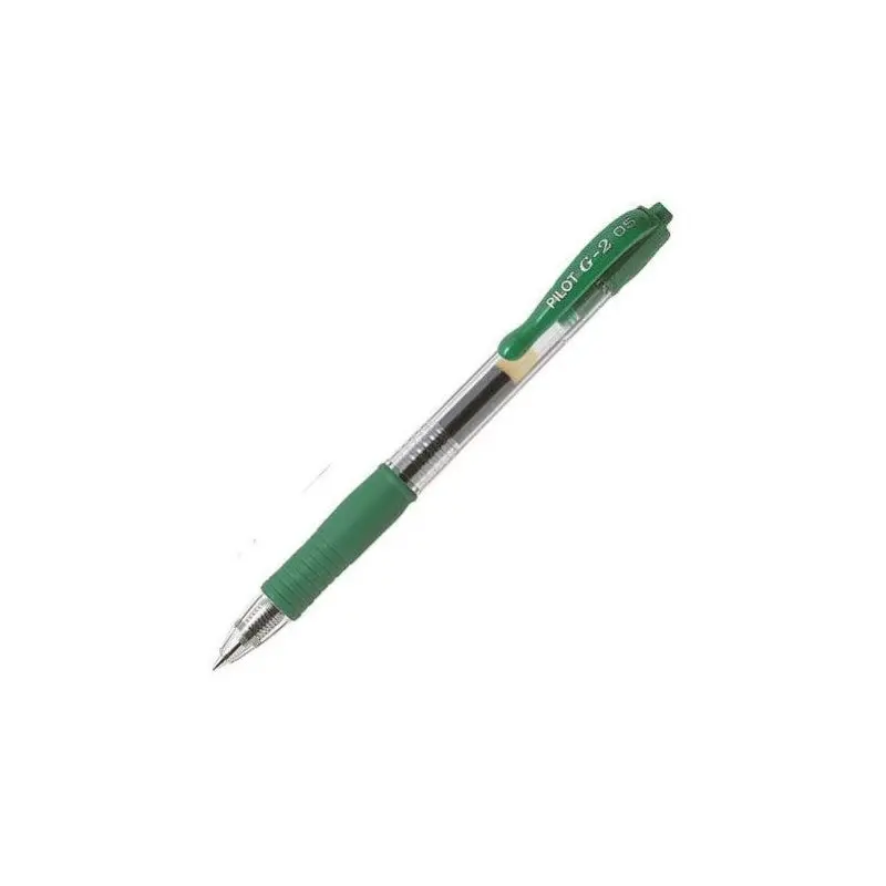 Pilot G2 Retractable Gel Ink Pen Fine 0.5mm - Green