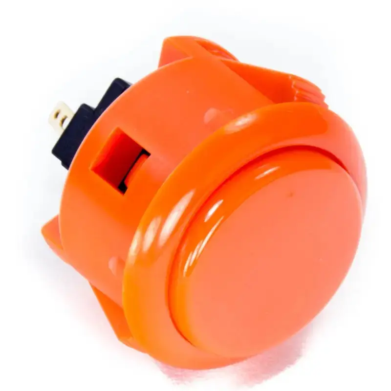 Sanwa OBSF-30 Snap-in Button - Orange