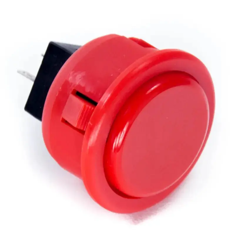 Seimitsu PS-14-G 30 mm Snap-in Button - Red