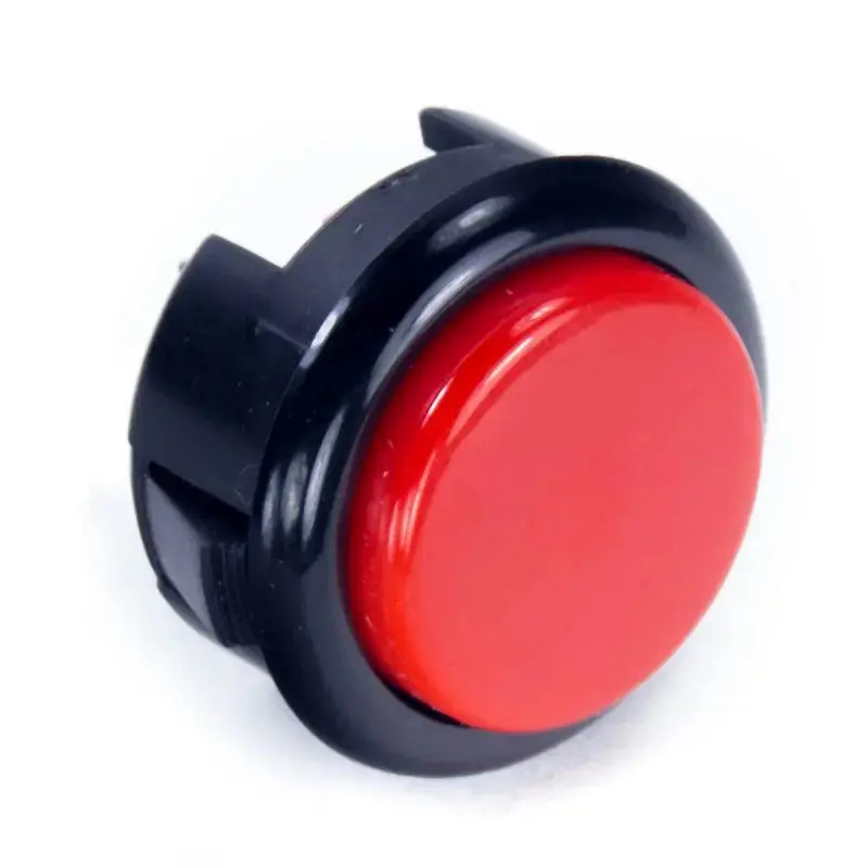 Seimitsu PS-15 30 mm Snap-in Button - Black & Red