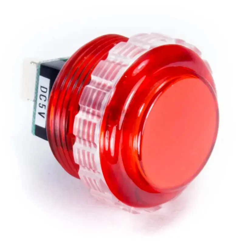 Seimitsu PSL-30N 30 mm Screw-in Button - Clear Red