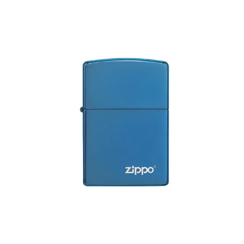 Zippo Sapphire High Polish Blue Logo
