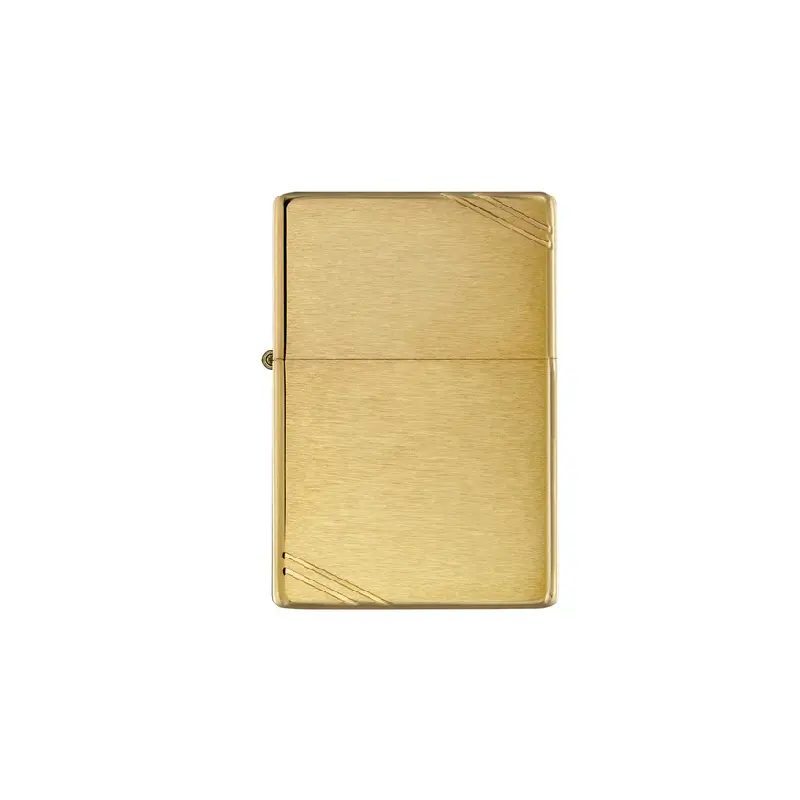 Zippo Vintage Brass With Slashes