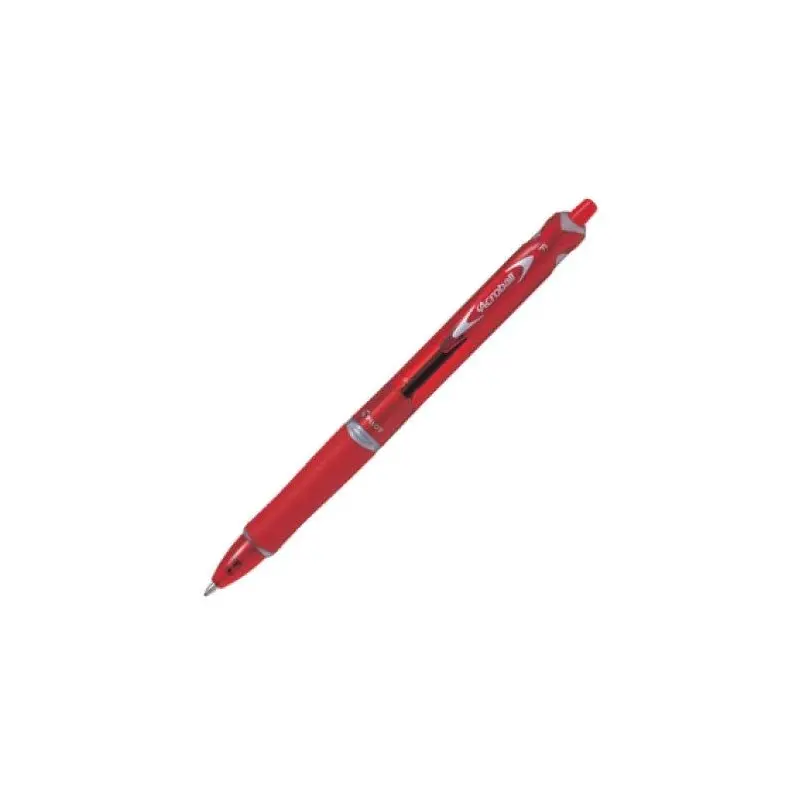 Pilot Acroball Fine Nib Ballpoint Pen - 0.7mm Red