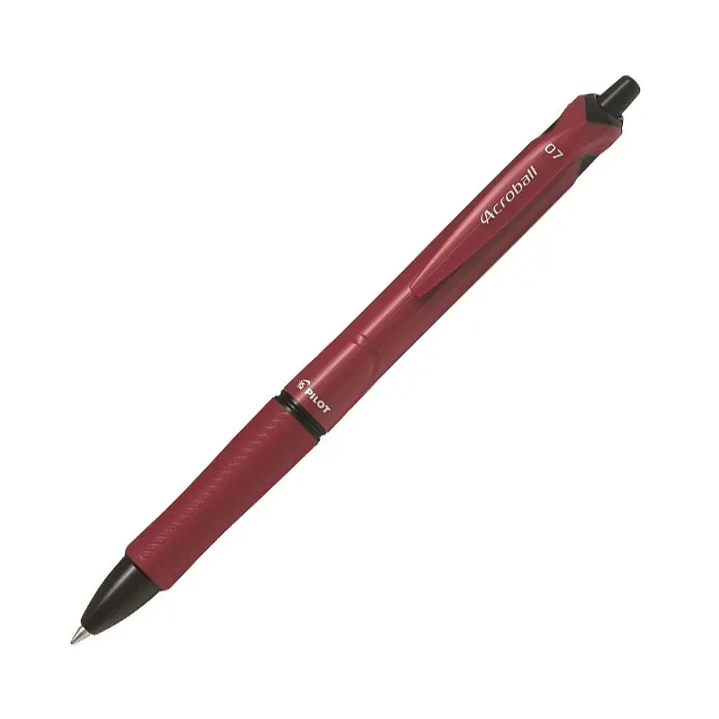 Pilot Acroball M Series Ballpoint Pen 0.7mm - Burgundy Barrel