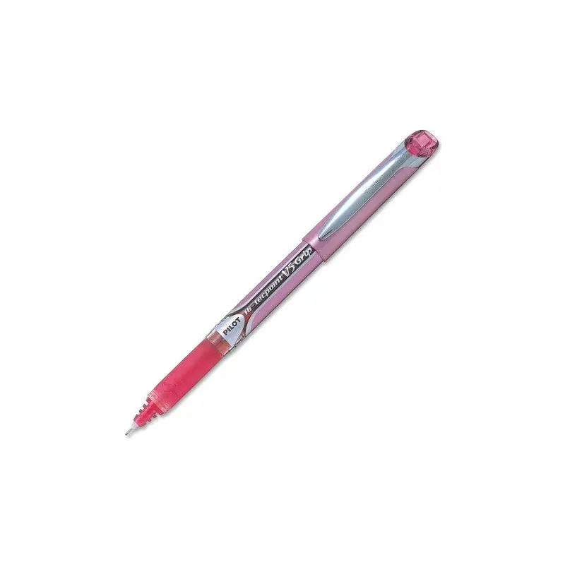 Pilot Hi-Tecpoint V5 Grip Rollerball Fine Tip - Pink Ink