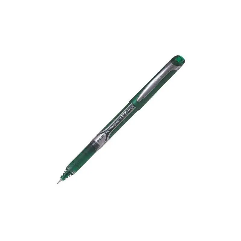 Pilot Hi-Tecpoint V7 Grip Rollerball MEDIUM Tip - Green Ink