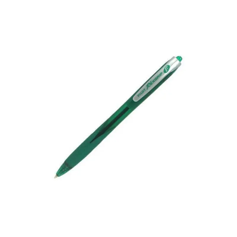 Pilot Rexgrip Fine Ballpoint Pen - Green Ink