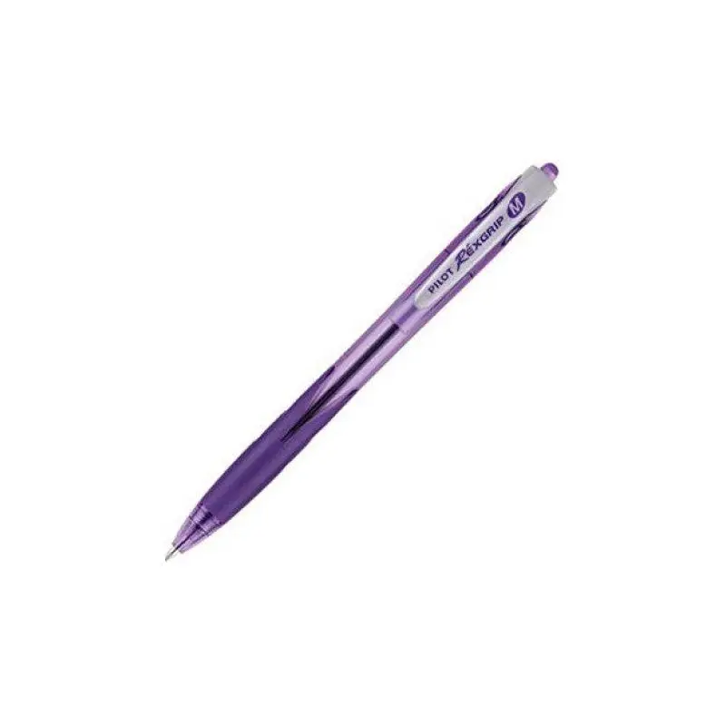 Pilot Rexgrip Medium Ballpoint Pen - Violet Ink