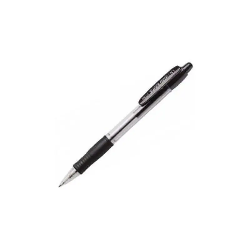 Pilot Super Grip Ballpoint Pen Medium - Black