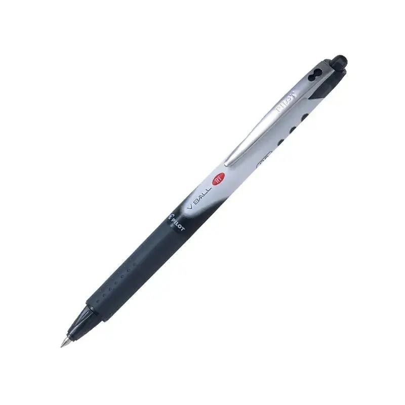 Pilot V-Ball 0.5mm Retractable Rollerball Medium Pen - Black