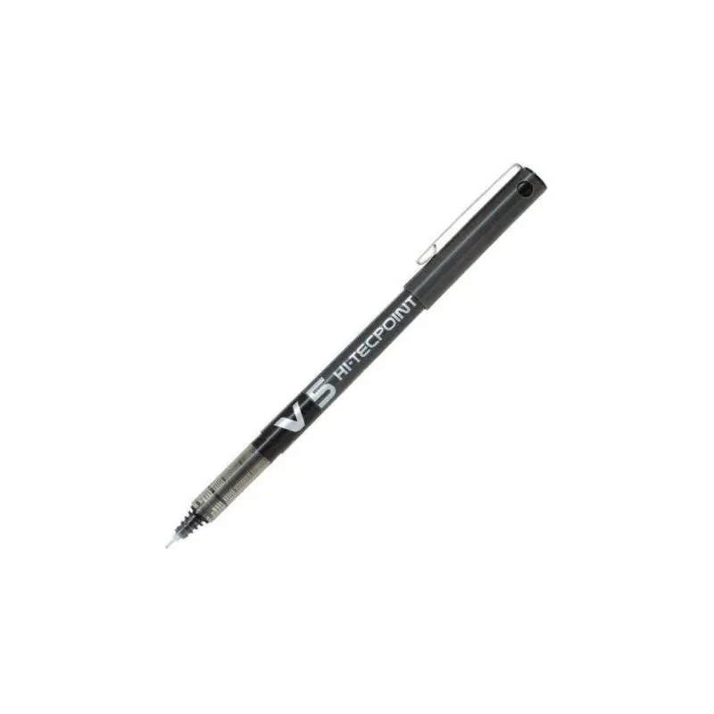 Pilot V5 Hi-Tecpoint Liquid Ink Rollerball FINE Tip - Black Ink