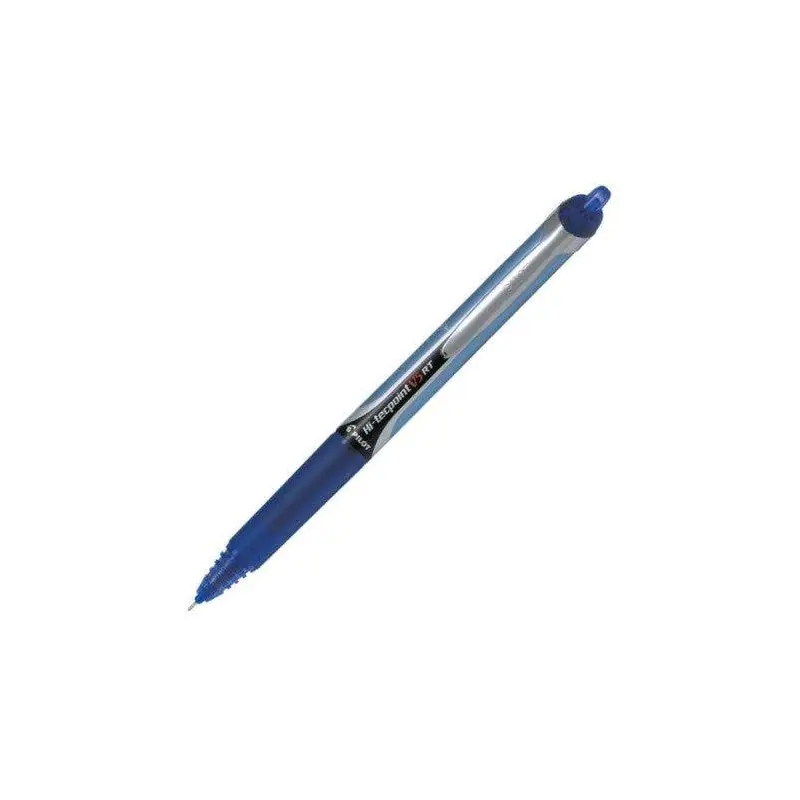 Pilot V5 Hi-Tecpoint Retractable FINE Rollerball Pen - Blue Ink