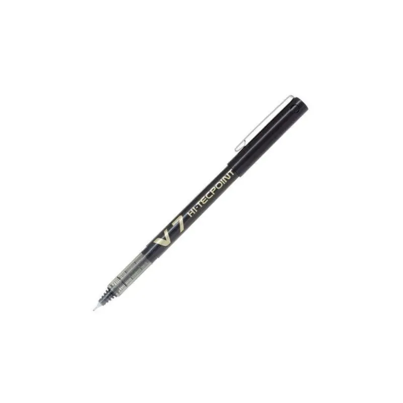 Pilot V7 Hi-Tecpoint Liquid Ink Rollerball FINE Tip - Black Ink